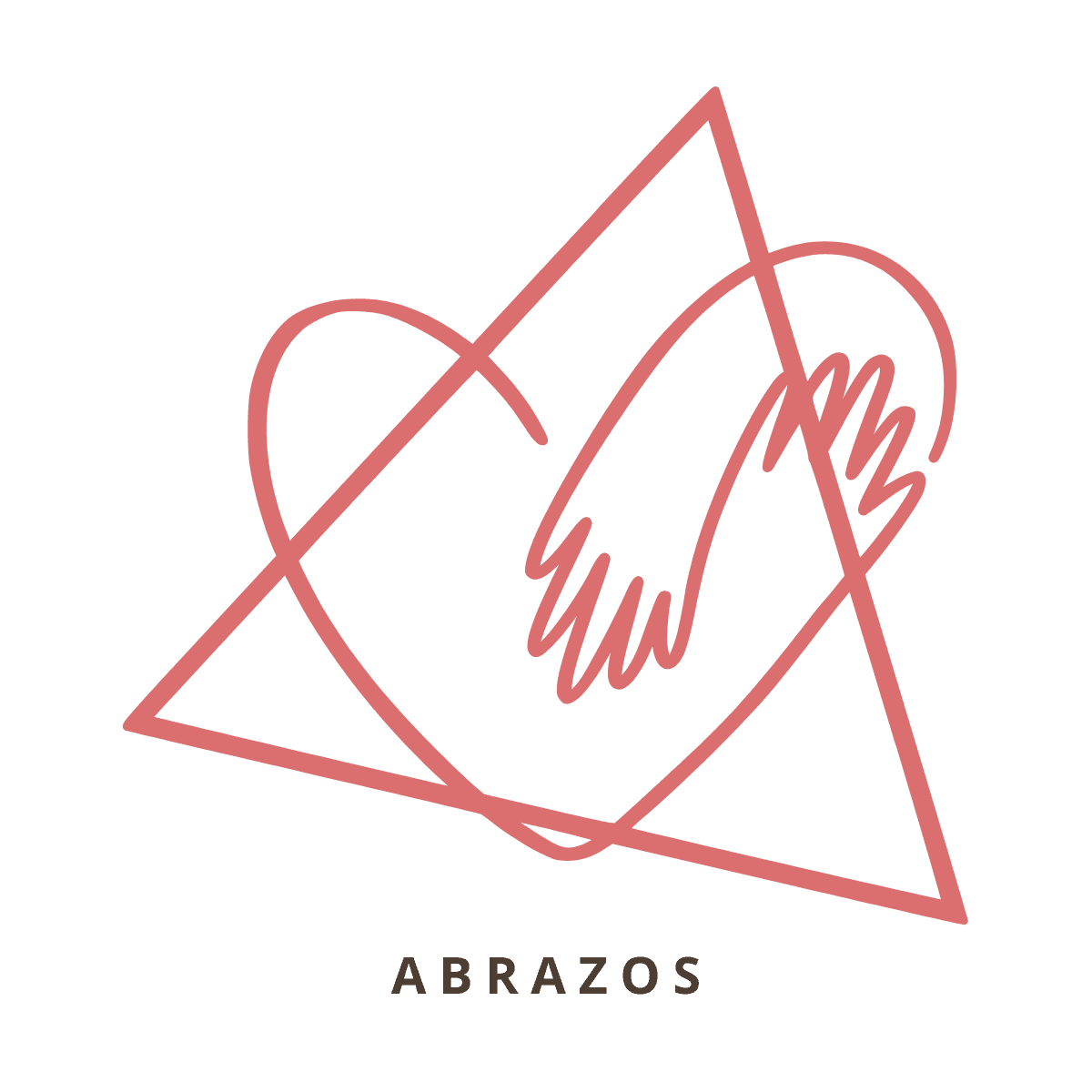 Logo ABRAZOS Marchantia café tostado México